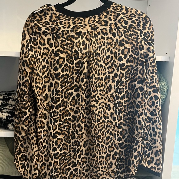 Zara Leopard Print Blouse, XS. - Picture 3 of 5